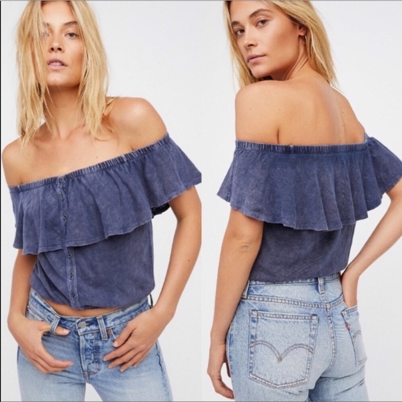 Free People Tops - Free People // Love Letter Crop Top